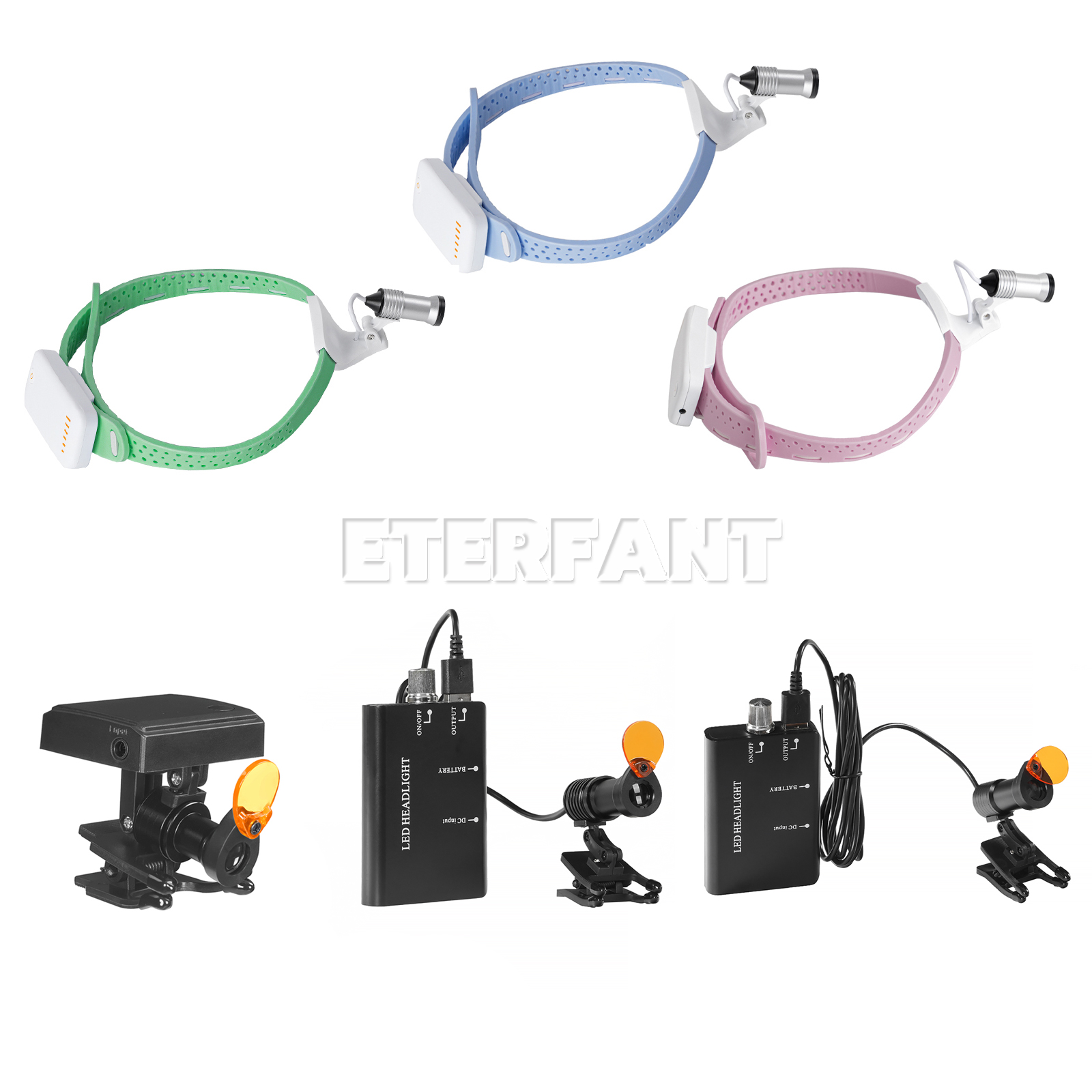 Led Medical Headlight - 歯科用軽量ヘッドランプ シリコン手術用医療用 5W LED/5W LED ヘッドライトランプ