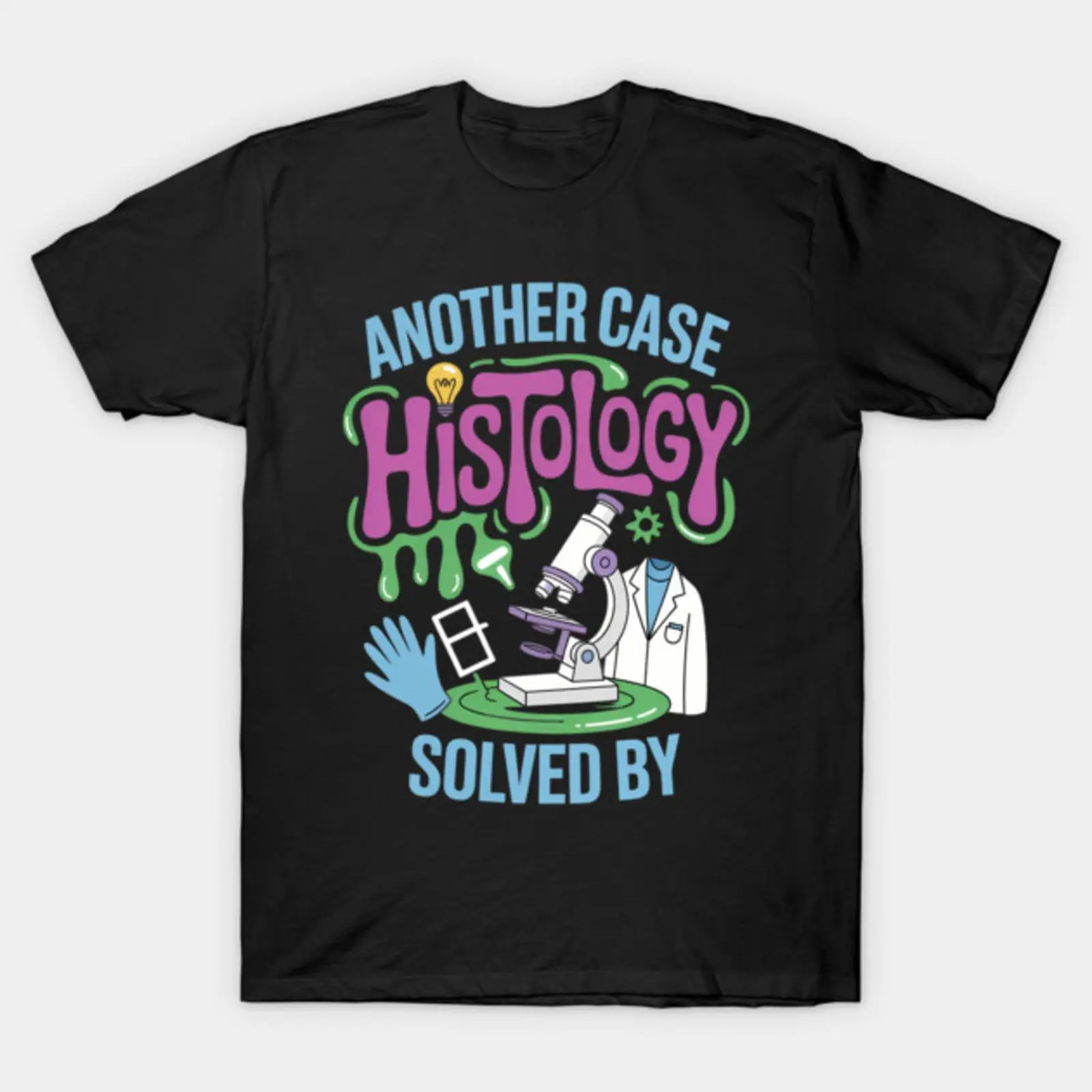 Medical Lab Week 2025 - 組織学ラボウィーク2025医療科学テックTシャツヴィンテージウォッシュ加工快適ストリートウェアデザイナー服少し伸縮性あり