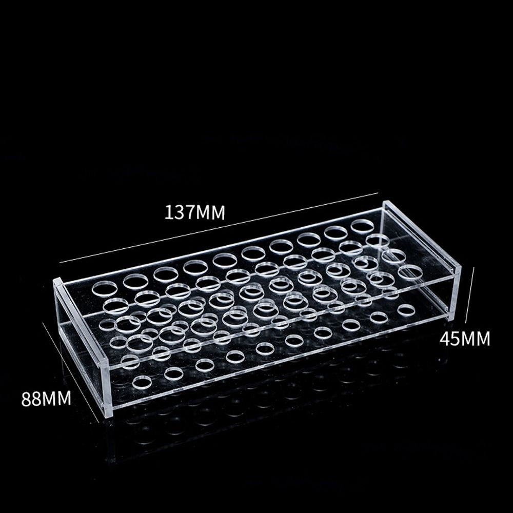 Centrifuge Tube Rack - 耐久性のあるアクリル製試験管ラックホルダー 透明 24穴 40穴 複合アプリケーター ディスペンサー