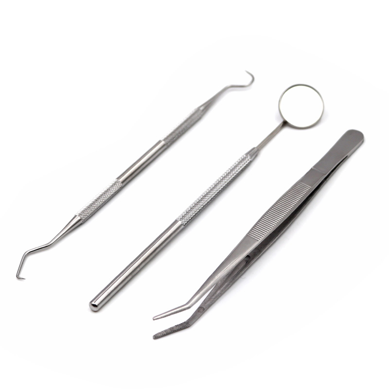 Dental Mirror Probe - 歯科医用ツールキット,歯のクリーニングキット,ミラー,ピンセット,歯科医のヒント