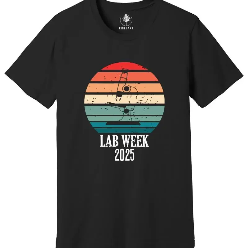Medical Lab Week 2025 - レトロラボウィーク2025 Tシャツ、医療検査技師Tシャツ、科学教師シャツ