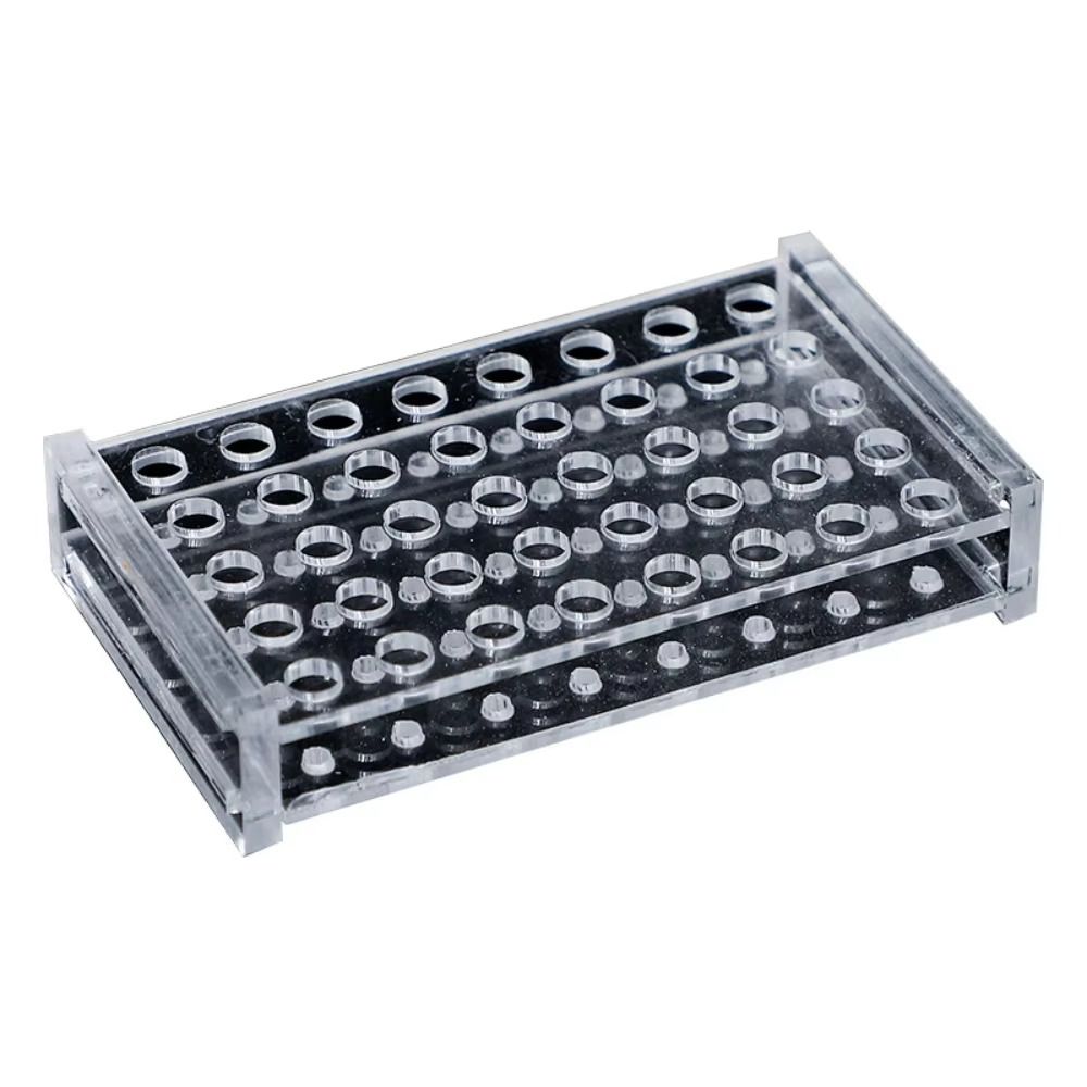 Centrifuge Tube Rack - 耐久性のあるアクリル製試験管ラックホルダー 透明 24穴 40穴 遠心分離管ラック 複合アプリケーター
