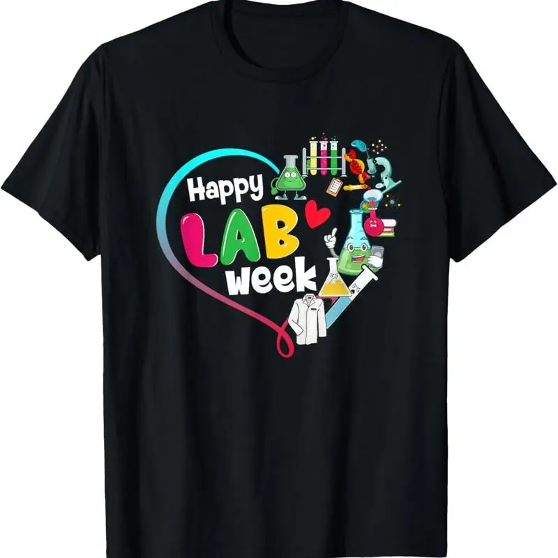 Medical Lab Week 2025 - ハッピーラボウィーク2025 医療技術研究所技術者Tシャツ