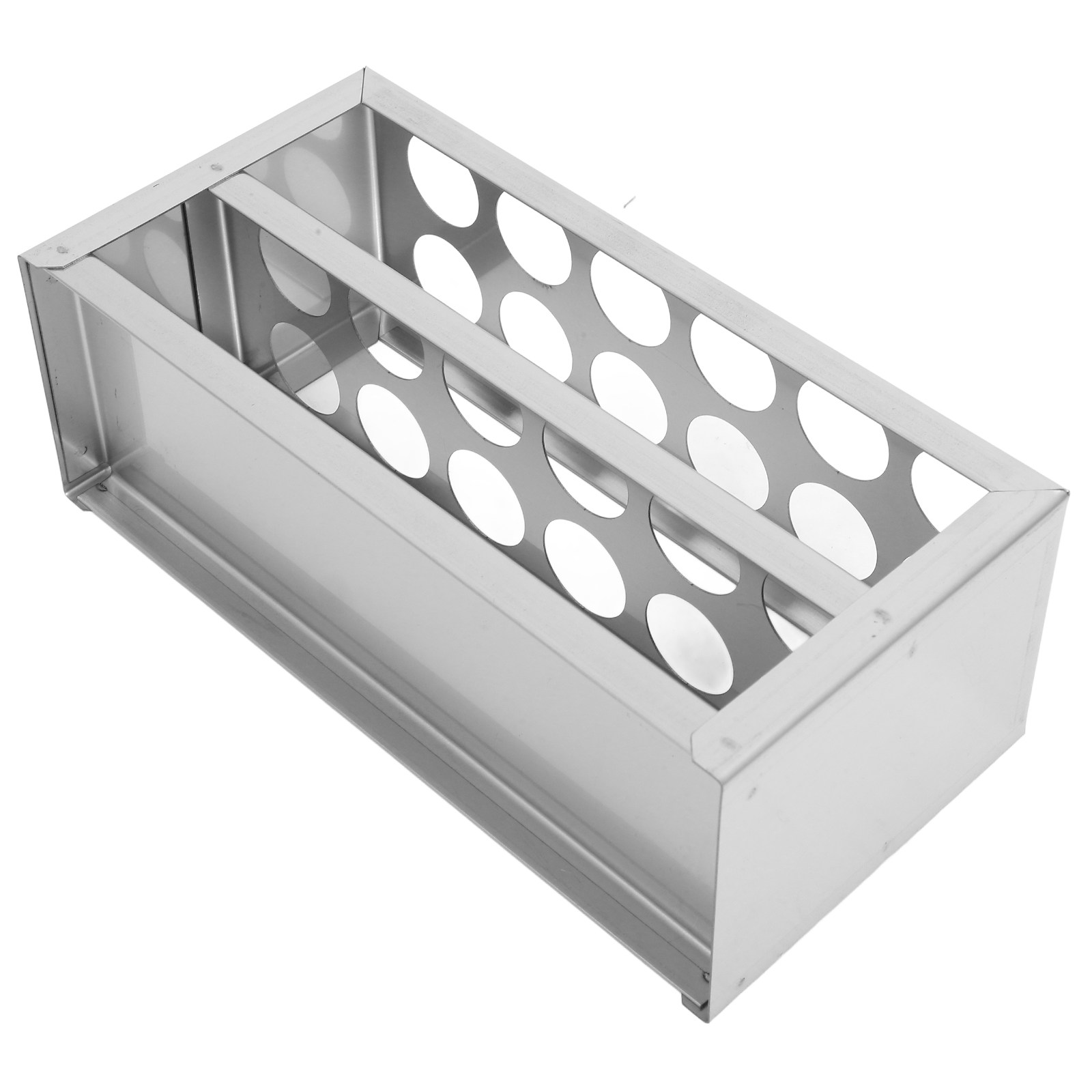 Centrifuge Tube Rack - 12個の試験管を収納できる、40穴の試験管ラック。軽量で、ステンレス製。遠心分離管ホルダーとしても使用可能。実験室での収納・整理に最適なスタンド。