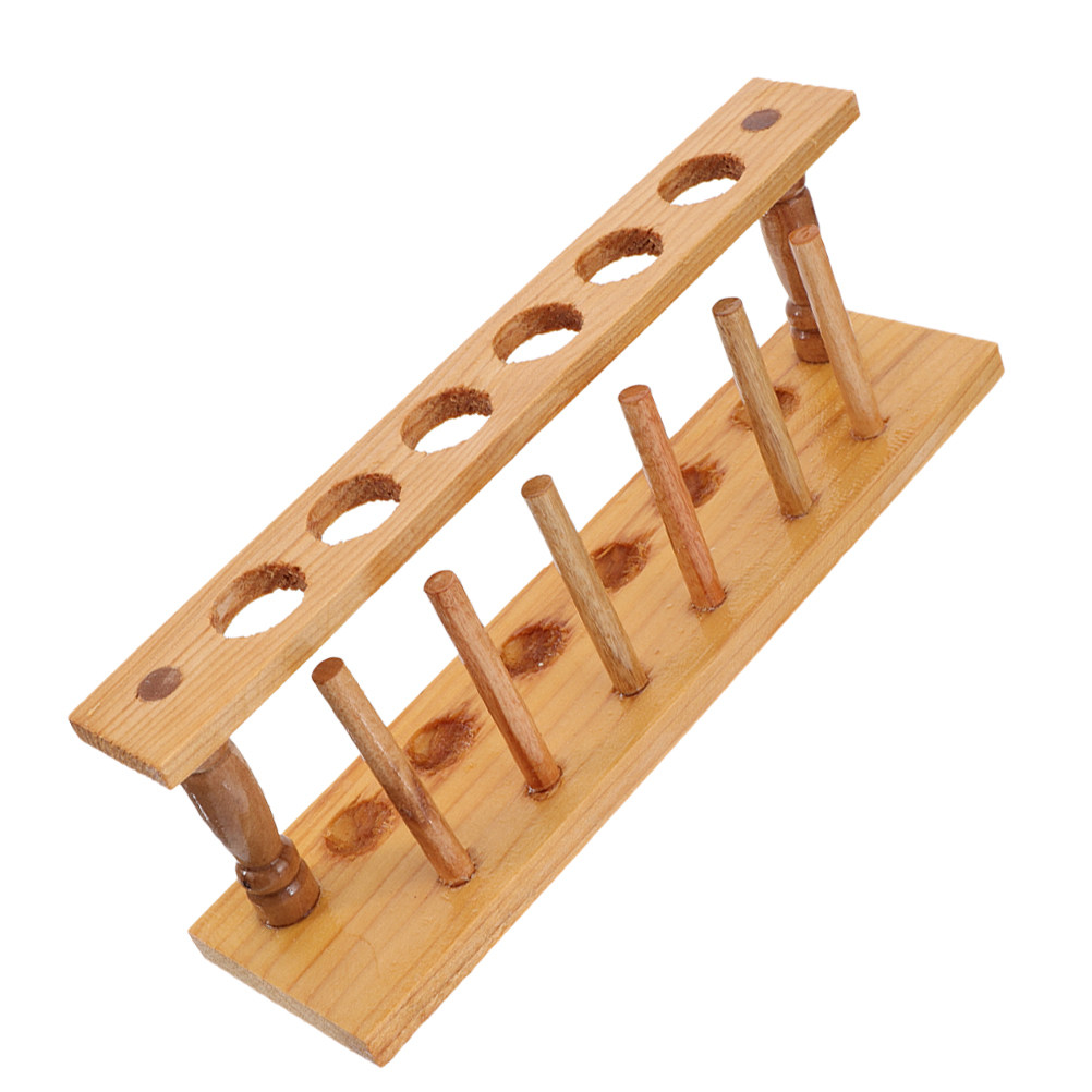 天然木製試験管ラック 6穴ヘビーデューティー実験用チューブオ - Centrifuge Tube Rack のレビューと価格