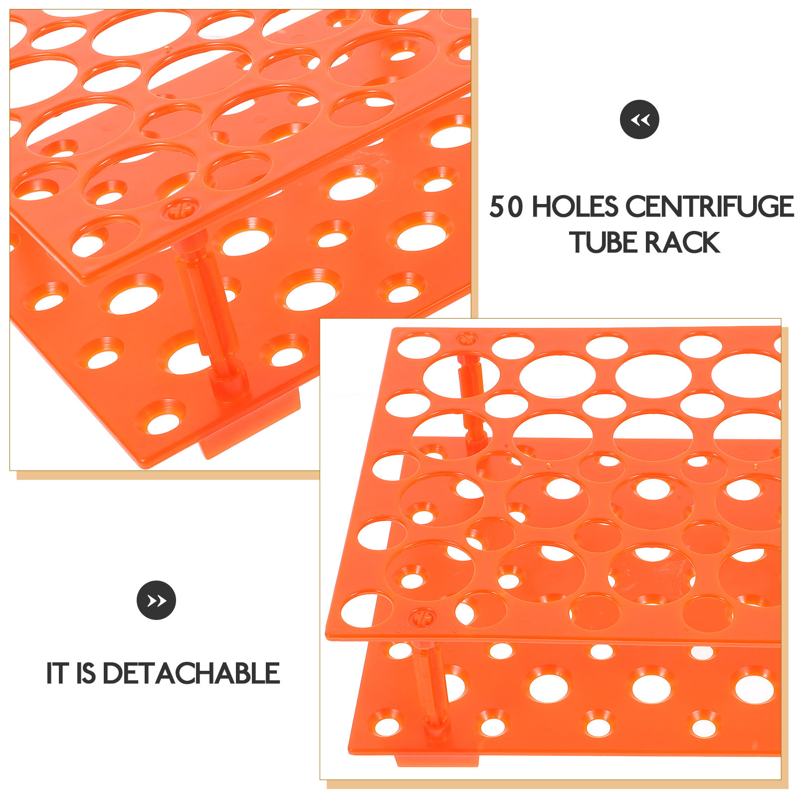 50穴遠心管ラック、取り外し可能、実験室用、15ml/50m - Centrifuge Tube Rack のレビューと価格