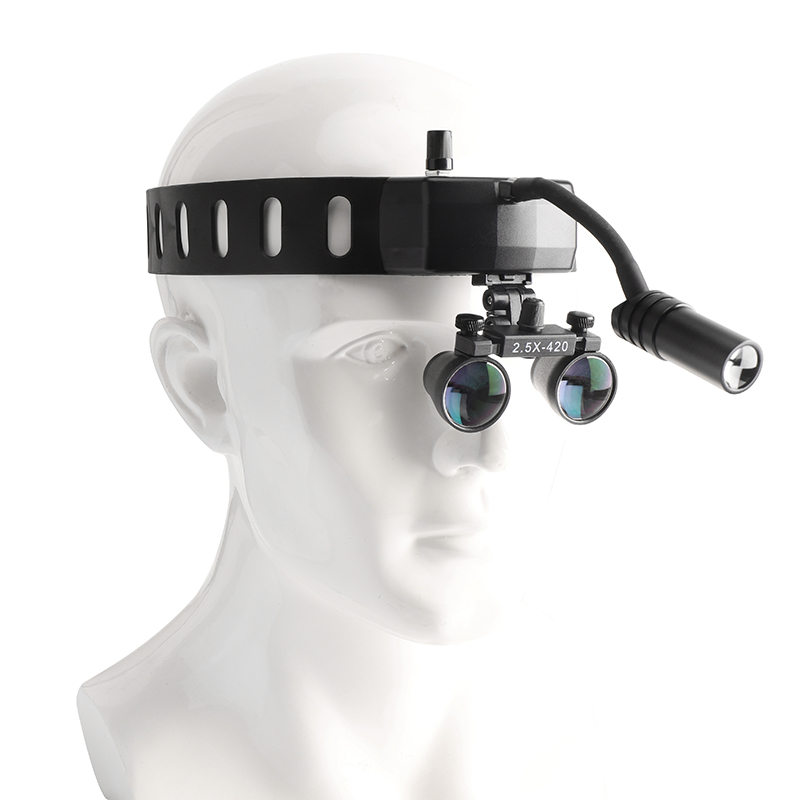 ルーペメガネ タイプ5W LED照明付きラボ医療用ルーペ 拡 - Led Medical Headlight のレビューと価格