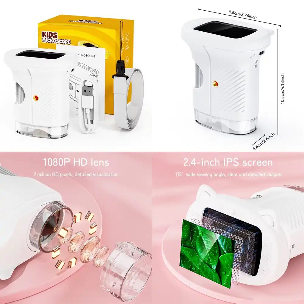 人気のInskam 386デジタル顕微鏡、24インチ2MPス - Digital Microscope のレビューと価格