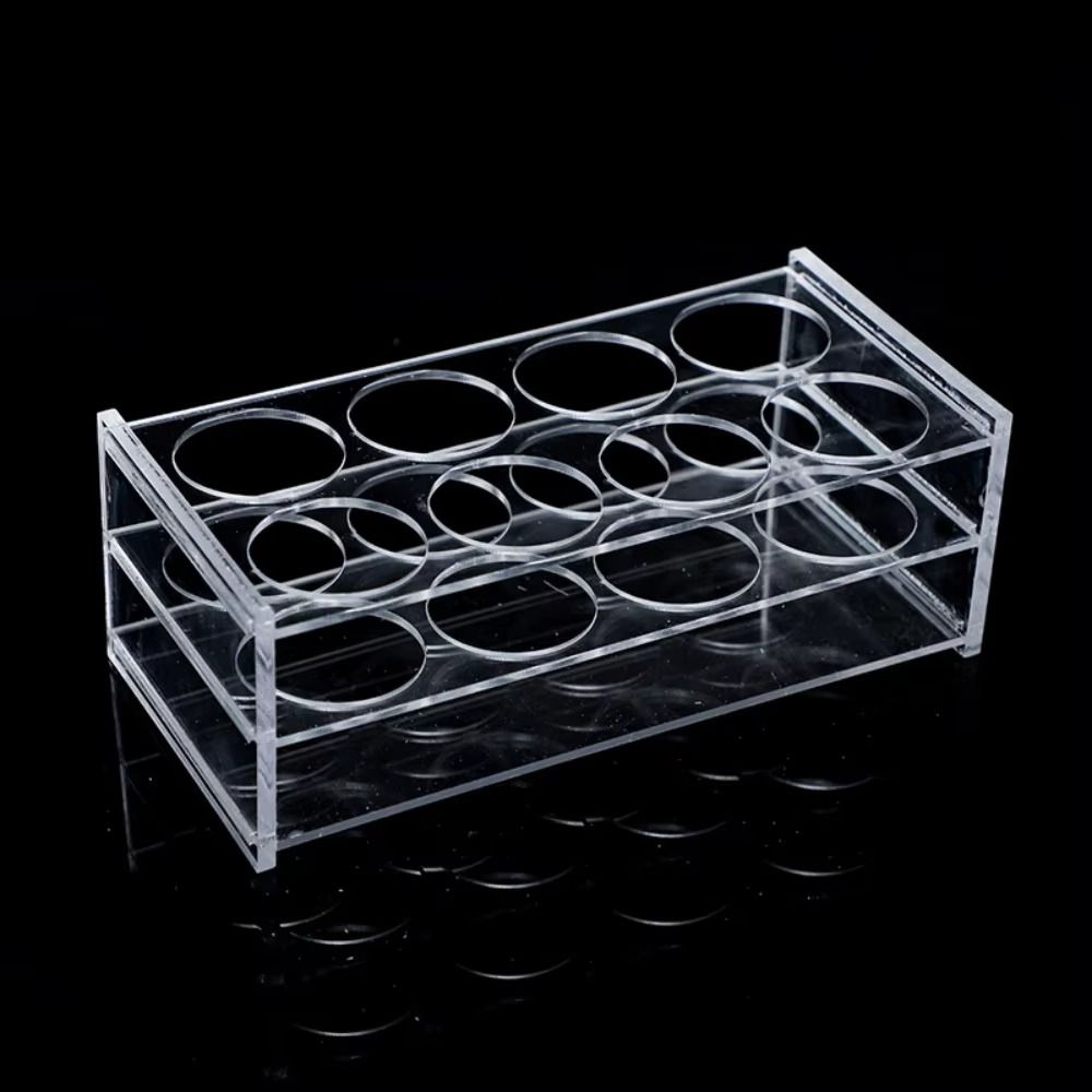 耐久性のあるアクリル製試験管ラックホルダー 透明 24穴 4 - Centrifuge Tube Rack のレビューと価格