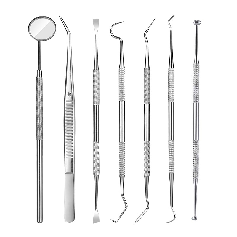 1 個ステンレス鋼歯科医クリーンツール歯科ミラーダブルプロー - Dental Mirror Probe のレビューと価格