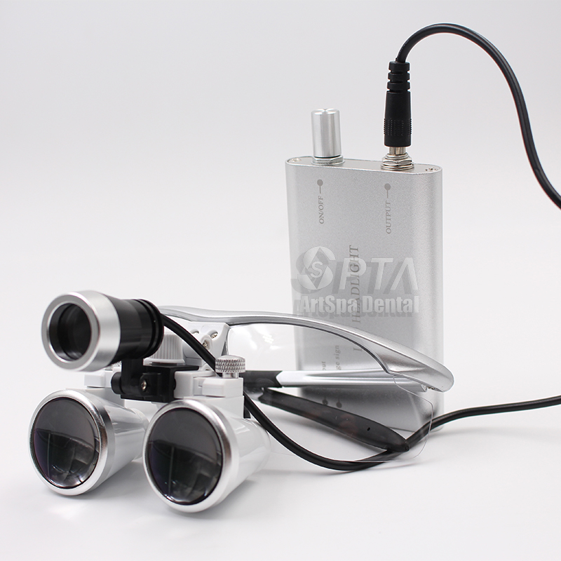 ルーペ手術用医療手術双眼鏡歯科用拡大鏡ヘッドライト付きLED - Led Medical Headlight のレビューと価格