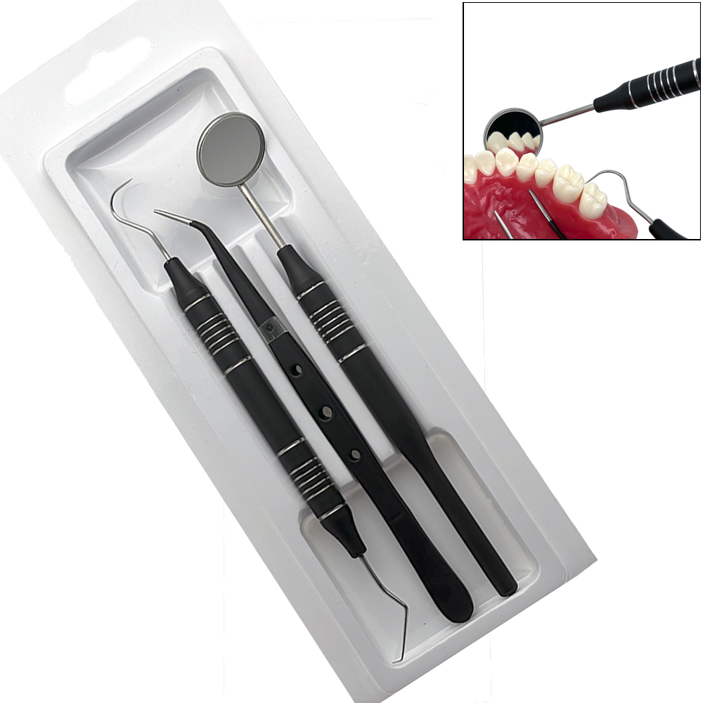 歯科用ミラーキット,ステンレス鋼,プローブ,ピンセット,歯科 - Dental Mirror Probe のレビューと価格