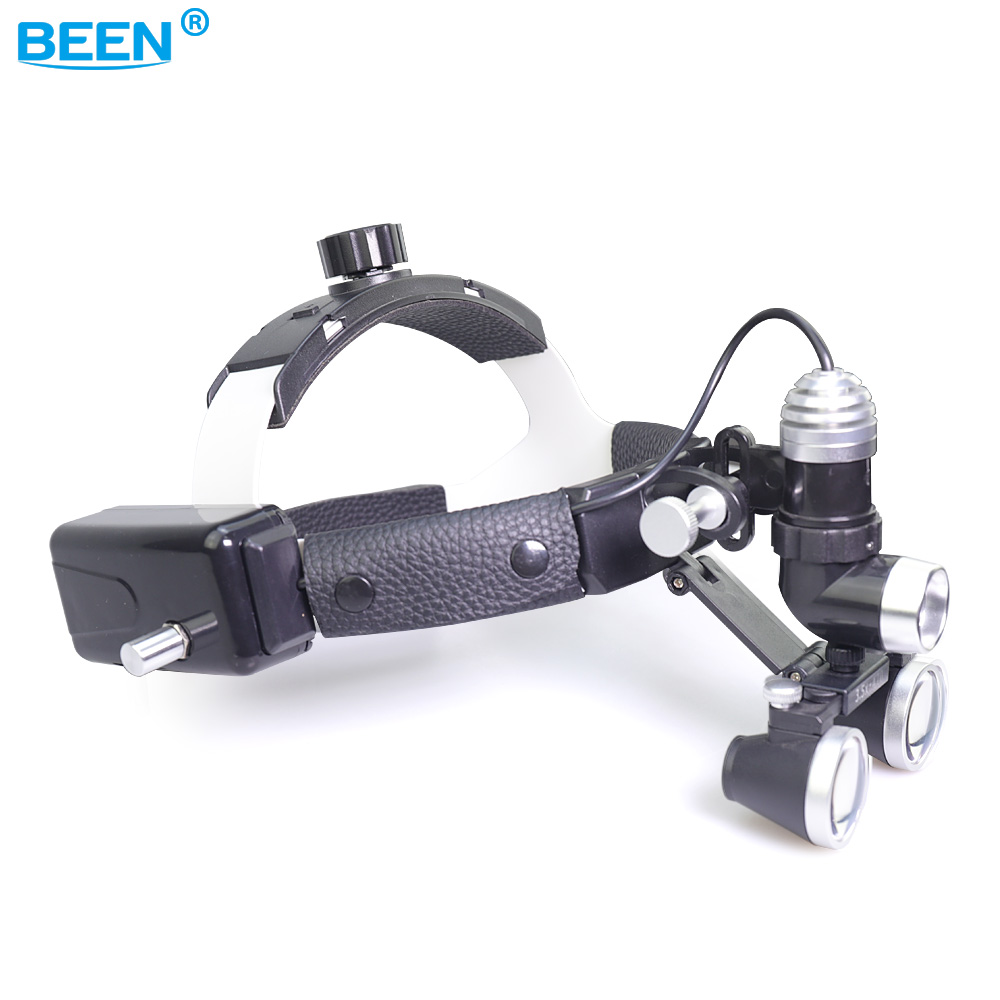5 ワット歯科ルーペ LED ヘッドランプ 2.5X/3.5 - Led Medical Headlight のレビューと価格