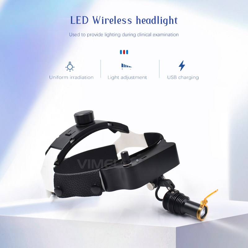 医療歯科用LEDワイヤレスヘッドライトポータブル手術用ヘッド - Led Medical Headlight のレビューと価格