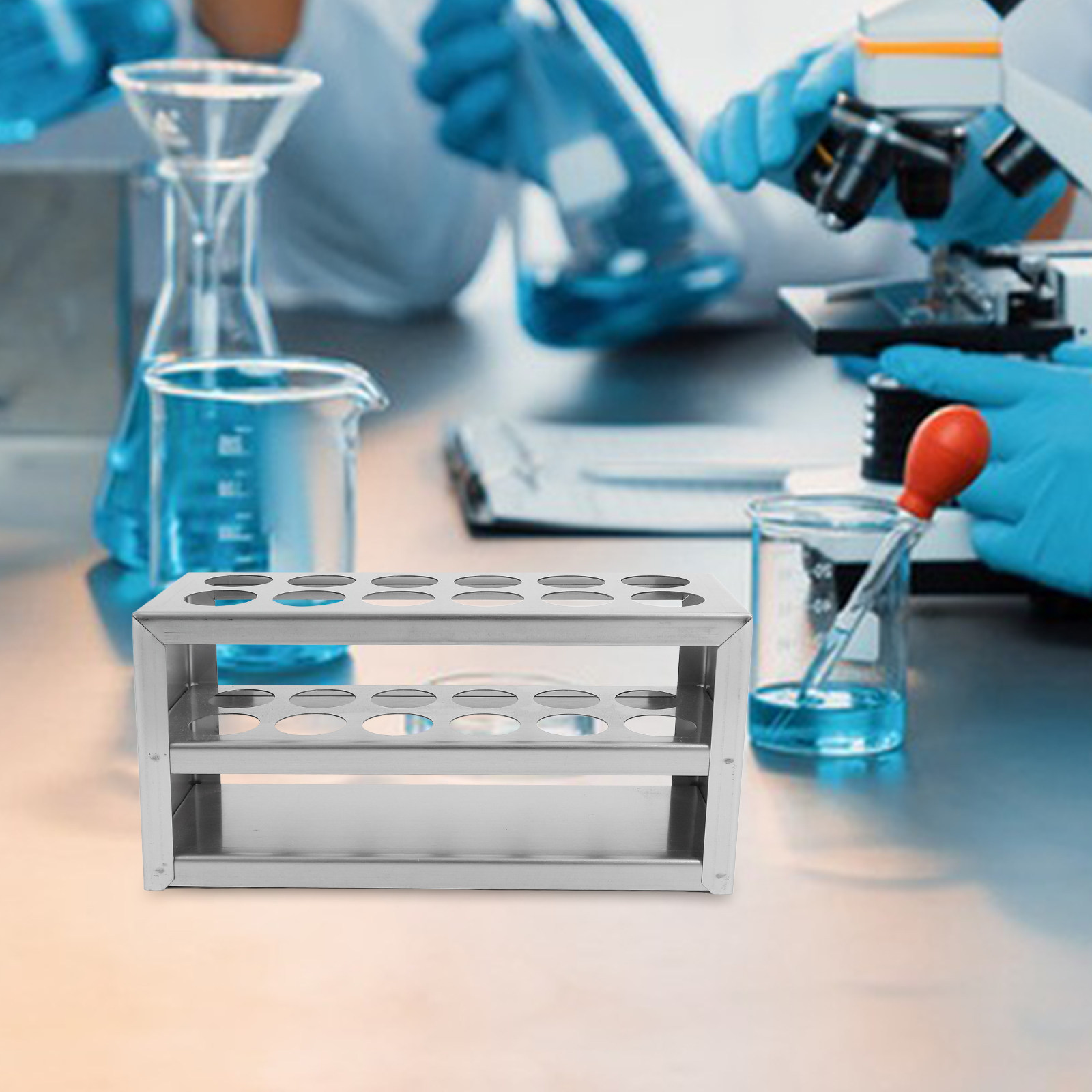 12個の試験管を収納できる、40穴の試験管ラック。軽量で、ス - Centrifuge Tube Rack のレビューと価格