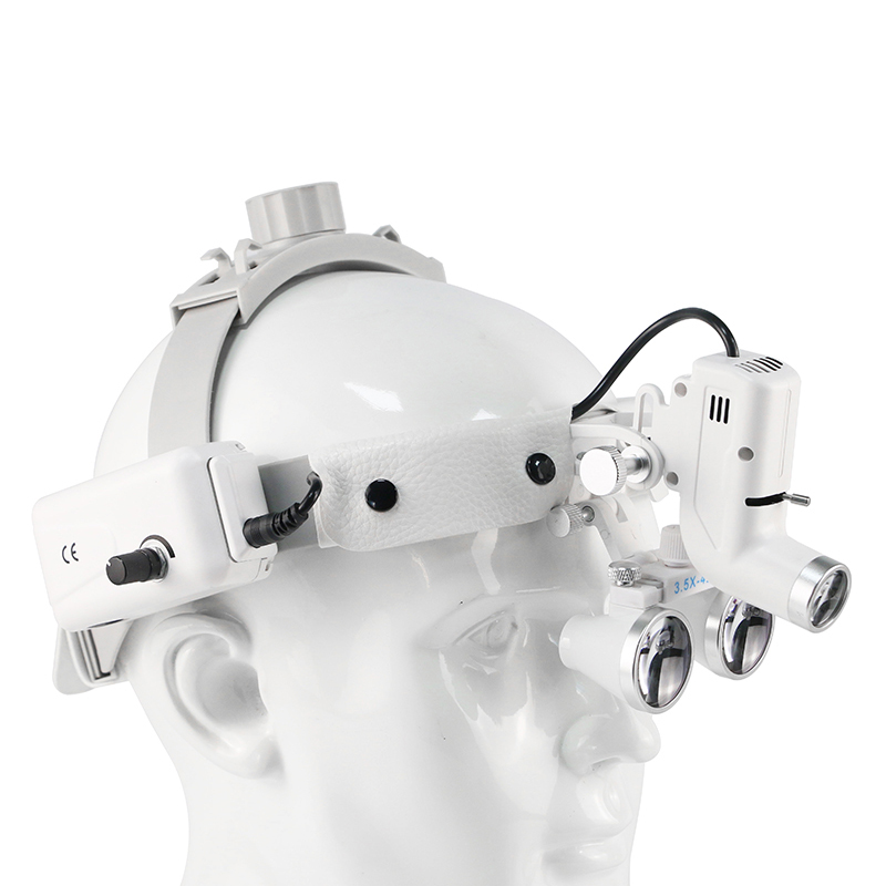 医療用歯科用ルーペ、LEDヘッドライト付き双眼ルーペ、2.5 - Led Medical Headlight のレビューと価格