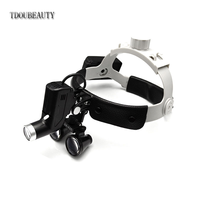 TDOUBEATUY 5W 医療用ヘッドライト拡大鏡 3.5 - Led Medical Headlight のレビューと価格