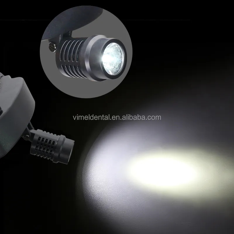 3 ワット医療歯科 LED ヘッドライトランプ歯科医耳鼻咽喉 - Led Medical Headlight のレビューと価格